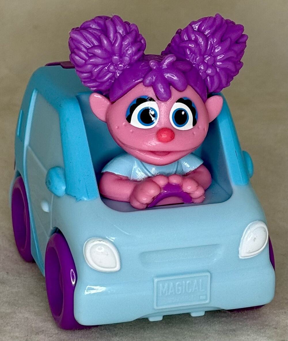 Sesame Street Twist & Pop Wheelies Abby Cadabby Vehicle Just Play
